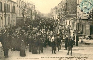 Marché aux puces rue Saint-Mandé à Montreuil
