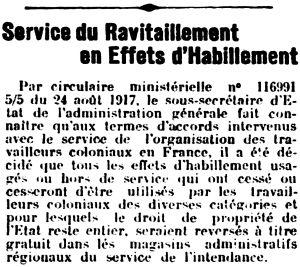 Article de la France militaire du 30 août 1917