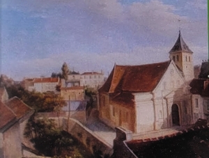 La premiere église de Belleville