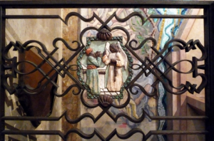 Grille de la chapelle baptismale de l'église Saint-Jean-Bosco