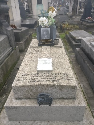 Tombe d’Élisa Deroche au Père-Lachaise - Photo PB