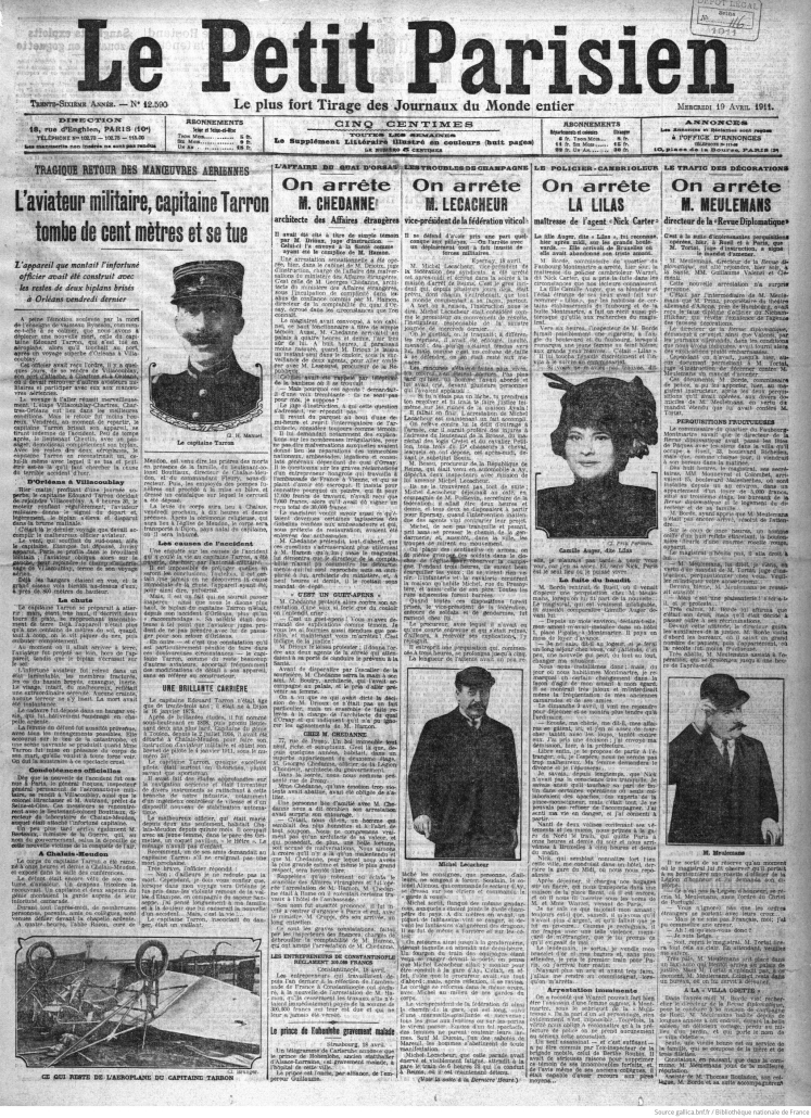 Le Petit Parisien du 19 avril 1911 - Bnf-Gallica